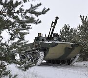 Rusijos pėstininkų kovos ma&scaron;ina &bdquo;BMD-4 Bakhcha&ldquo;