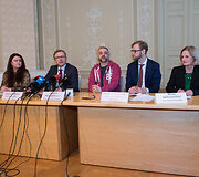 Spaudos konferencija: intelektinės nuosavybės apsaugos problemos