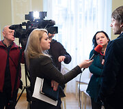 Spaudos konferencija: intelektinės nuosavybės apsaugos problemos