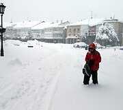 Sniegas Ispanijos &scaron;iaurėje