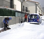 Sniegas Ispanijos &scaron;iaurėje