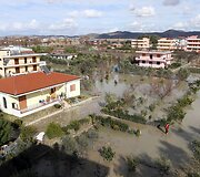 Potvynis Albanijos pietvakariuose