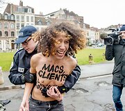 &bdquo;Femen&ldquo; aktyvisčių protestas Lilio mieste