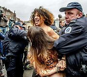 &bdquo;Femen&ldquo; aktyvisčių protestas Lilio mieste