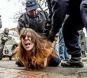 &bdquo;Femen&ldquo; aktyvisčių protestas Lilio mieste