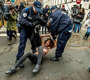 &bdquo;Femen&ldquo; aktyvisčių protestas Lilio mieste