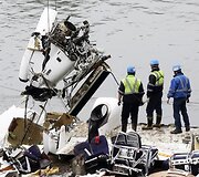 &bdquo;TransAsia Airways&ldquo; lėktuvo nuolaužos