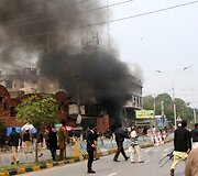 Bombos sprogimo padariniai Lahoro mieste