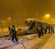 Sniegas Jeruzalėje 