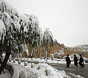 Sniegas Jeruzalėje 