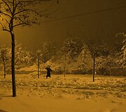 Sniegas Jeruzalėje 