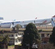 Turkijos oro linijų lėktuvas Katmandu oro uoste