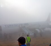 Turkijos oro linijų lėktuvas Katmandu oro uoste