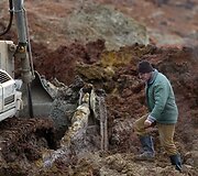 Žemės nuo&scaron;liauža Bosnijos anglies kasykloje