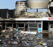 Kazanėje gaisras sunaikino prekybos centrą &bdquo;Admiral&ldquo;