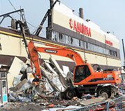 Kazanėje gaisras sunaikino prekybos centrą &bdquo;Admiral&ldquo;