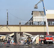 Kazanėje gaisras sunaikino prekybos centrą &bdquo;Admiral&ldquo;