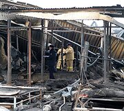 Kazanėje gaisras sunaikino prekybos centrą &bdquo;Admiral&ldquo;