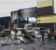 Kazanėje gaisras sunaikino prekybos centrą &bdquo;Admiral&ldquo;