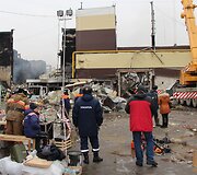 Kazanėje gaisras sunaikino prekybos centrą &bdquo;Admiral&ldquo;