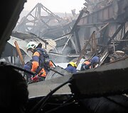 Kazanėje gaisras sunaikino prekybos centrą &bdquo;Admiral&ldquo;
