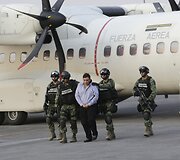 Meksikos pareigūnų vedamas Oscaras Omaras Trevino &bdquo;Z-42&ldquo;