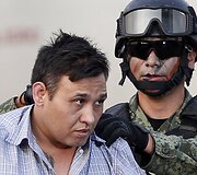 Meksikos pareigūnų vedamas Oscaras Omaras Trevino &bdquo;Z-42&ldquo;