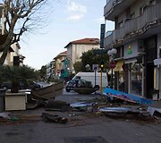 Italijoje praūžė stipri audra