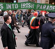 Niujorko &Scaron;v.Patriko dienos parade buvo leista žygiuoti grupei gėjų