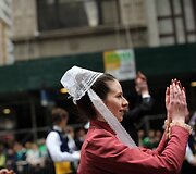 Niujorko &Scaron;v.Patriko dienos parade buvo leista žygiuoti grupei gėjų