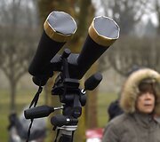Žiūronai paruo&scaron;ti stebėti Saulės užtemimą