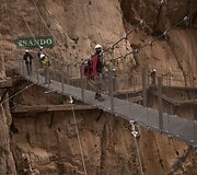 El Caminito del Rey takas