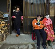 Lėlės Nagoro mieste 