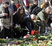 Eitynės Rygoje, skirtos pagerbti Antrojo pasaulinio karo Latvijos karius