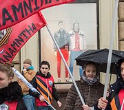 Anti-Maidano protestuotojai Maskvoje