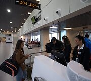 Pulkovo oro uosto terminalas Sankt Peterburge
