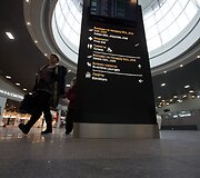 Pulkovo oro uosto terminalas Sankt Peterburge