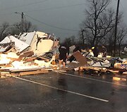 Tornado padariniai Oklahomos valstijoje