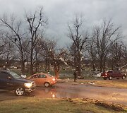 Tornado padariniai Oklahomos valstijoje