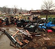 Tornado padariniai Oklahomos valstijoje