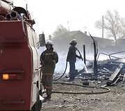Gaisro padariniai Chakasijoje