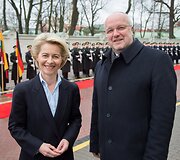 Į Lietuvą atvyko Vokietijos gynybos ministrė dr. Ursula von der Leyen
