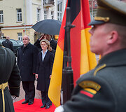 Į Lietuvą atvyko Vokietijos gynybos ministrė dr. Ursula von der Leyen