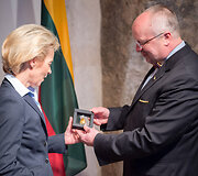 Į Lietuvą atvyko Vokietijos gynybos ministrė dr. Ursula von der Leyen