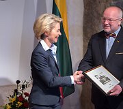 Į Lietuvą atvyko Vokietijos gynybos ministrė dr. Ursula von der Leyen