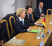 Į Lietuvą atvyko Vokietijos gynybos ministrė dr. Ursula von der Leyen
