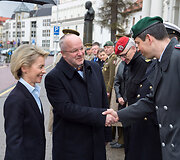 Į Lietuvą atvyko Vokietijos gynybos ministrė dr. Ursula von der Leyen