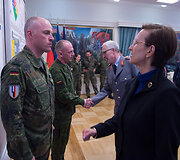 Į Lietuvą atvyko Vokietijos gynybos ministrė dr. Ursula von der Leyen