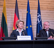 Į Lietuvą atvyko Vokietijos gynybos ministrė dr. Ursula von der Leyen