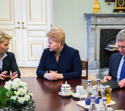 Į Lietuvą atvyko Vokietijos gynybos ministrė dr. Ursula von der Leyen